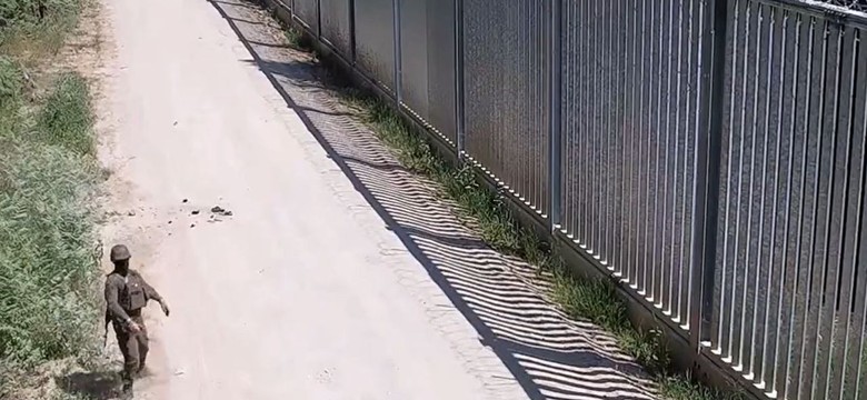 Kolejny incydent na granicy z Białorusią. Kamienie leciały w stronę żołnierza [WIDEO]