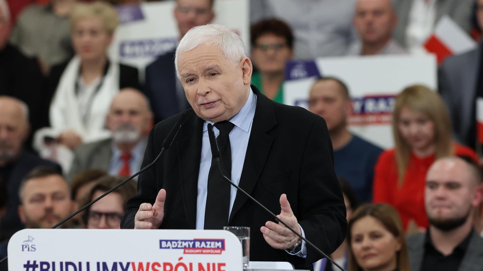 Prezes PiS Jarosław Kaczyński ruszył w objazd po Polsce przed wyborami samorządowymi