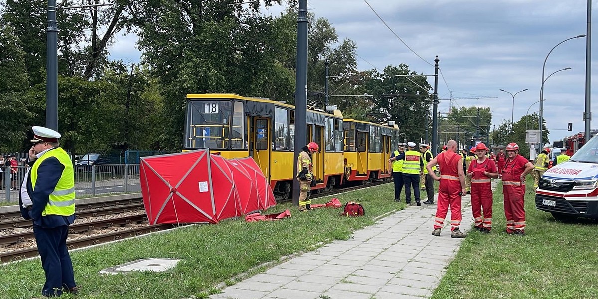 Warszawa. Śmierć 4-letniego chłopca pod tramwajem na ulicy Jagiellońskiej.