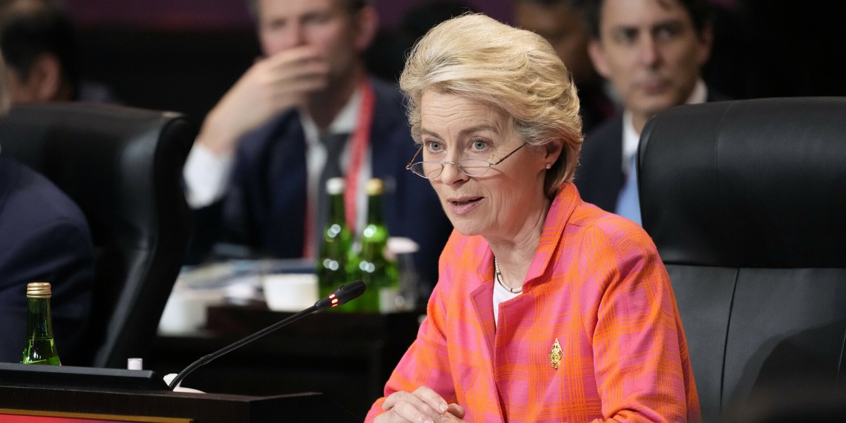 Ursula von der Leyen, przewodnicząca Komisji Europejskiej.