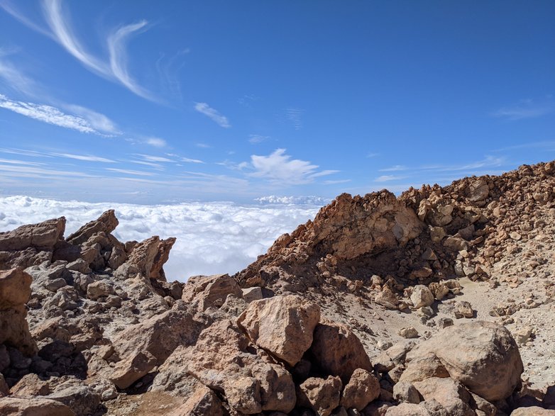 Krater wulkanu Teide. 