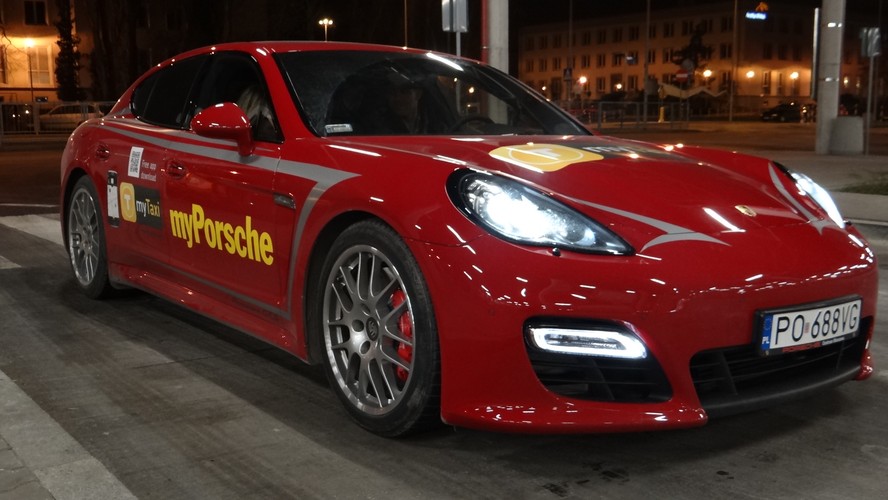 Porsche panamera GTS myTaxi