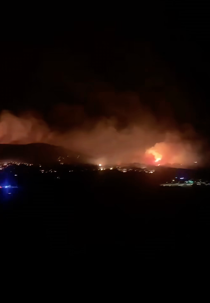 Požiar na ostrove Brač.