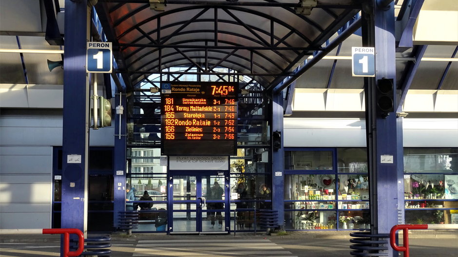 Dworzec autobusowy Rataje w Poznaniu fot. MPK Poznań