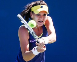 Nowa sukienka przynosi szczęście Agnieszce Radwańskiej. ZDJĘCIA