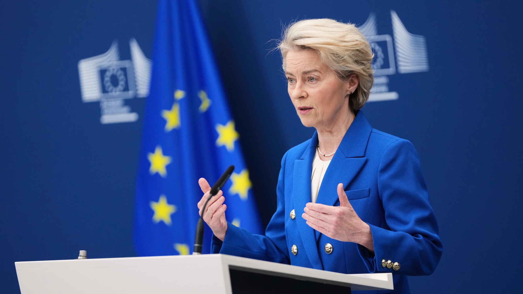 Šéfka Európskej komisie (EK) Ursula von der Leyenová.
