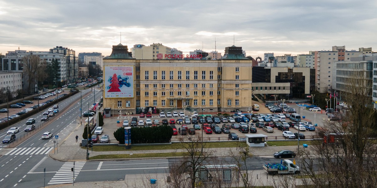 Siedziba Polskiego Radia w Warszawie.