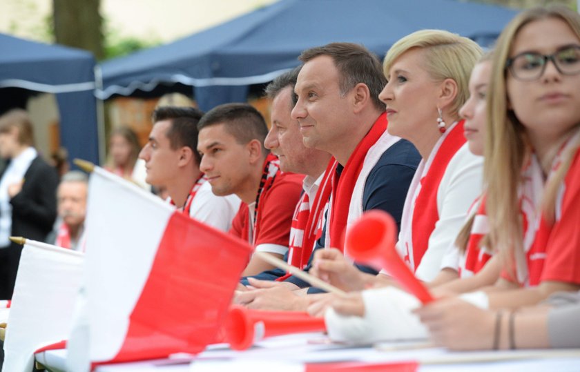 Prezydent Andrzej Duda o meczu Polaków