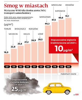 Smog w miastach
