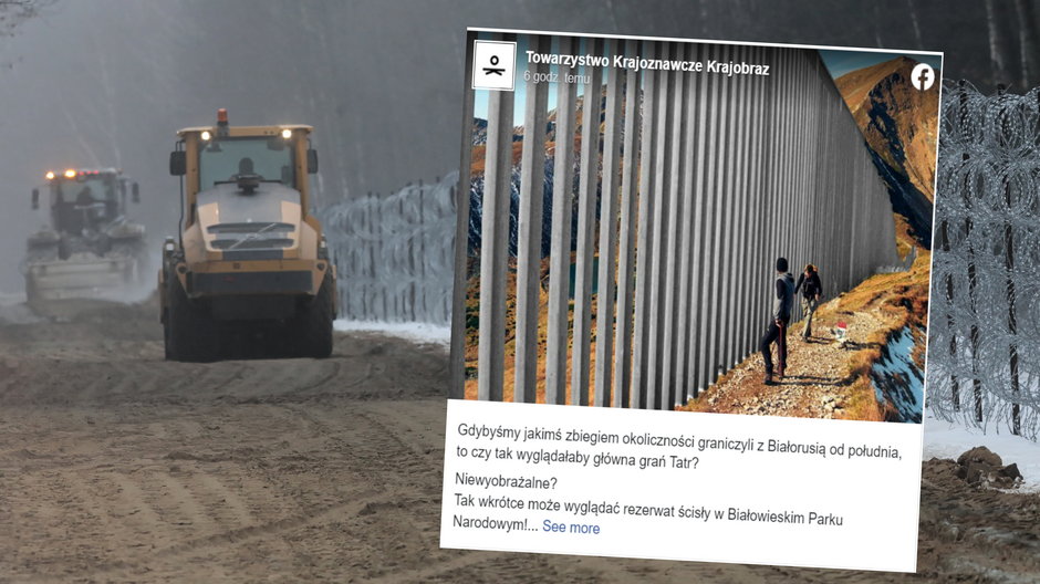 Protest przeciwko murowi na granicy. A gdyby biegł przez Tatry?