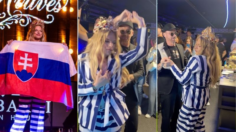 Ficovu dvojníčku Gwen čakala v Bratislave aj tancovačka na slovenske piesne.