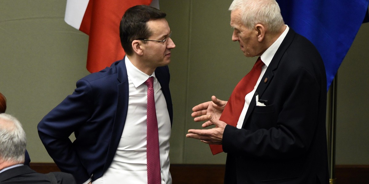 Mateusz Morawiecki, Kornel Morawiecki