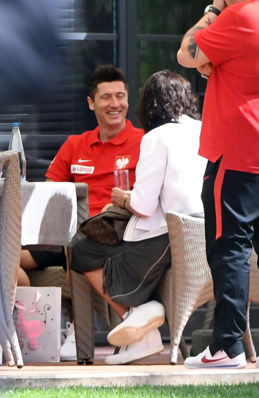 Robert Lewandowski z mamą