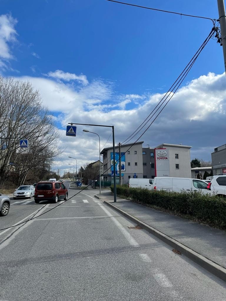 Od skorého rána riešia mestskí policajti a policajtky následky silného vetra v Bratislave. 