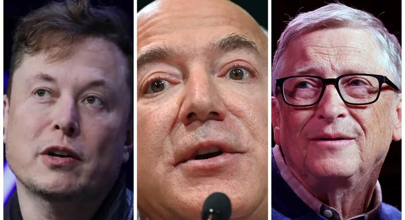 Elon Musk, Jeff Bezos, and Bill Gates have some reading advice.Yasin Ozturk/Getty Images; Paul Ellis/Getty Images; Michael Loccisano/Getty Images