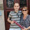 Bilja Jevtić sa sinom