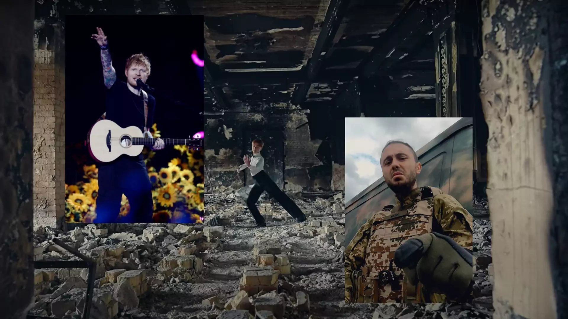 Ed Sheeran stworzył kawałek z ukraińskim zespołem. Swoją część nagrali na drodze do Charkowa