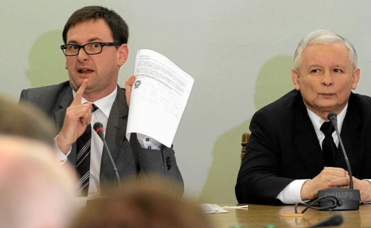 Daniel Obajtek i Jarosław Kaczyński