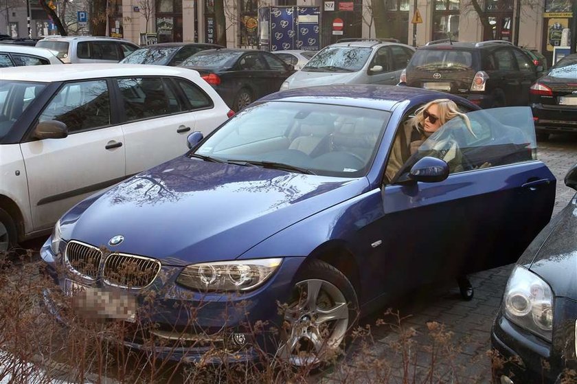 Monika Olejnik jeździ nowym bmw. Foto