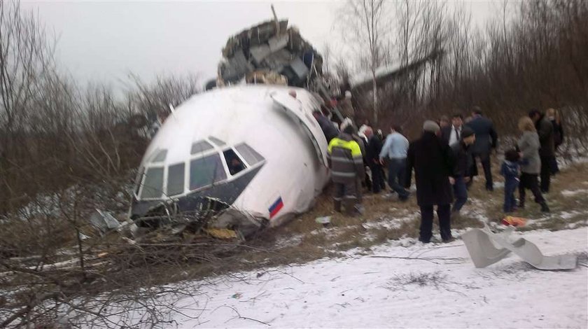 Awaryjne lądowanie Tu-154 w Rosji. 2 ofiary, dziesiątki rannych