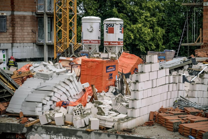 Zawalił się blok w Bielsku-Białej