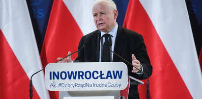 Kaczyński w Inowrocławiu nieźle się pomylił, a policja była ostra!