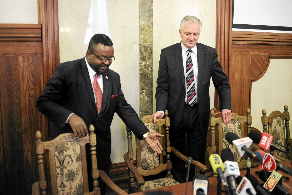 John Godson i Jarosław Gowin