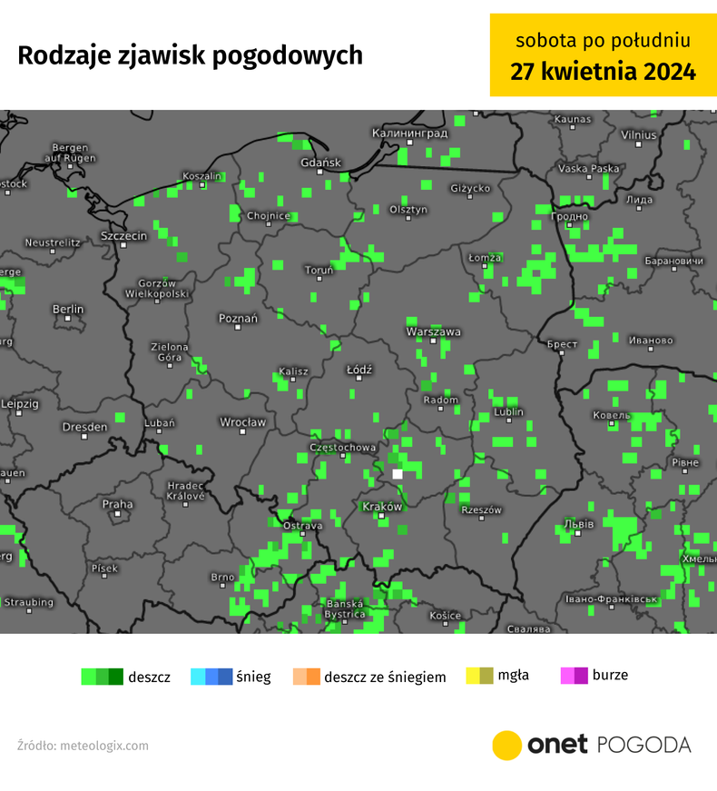 Od weekendu deszczu będzie coraz mniej