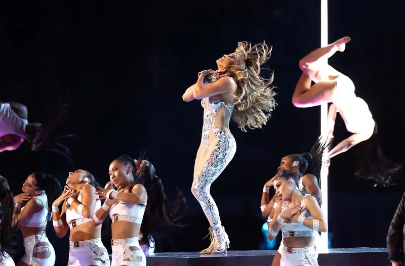 Jennifer Lopez na Super Bowl / AL BELLO/Getty AFP/East News