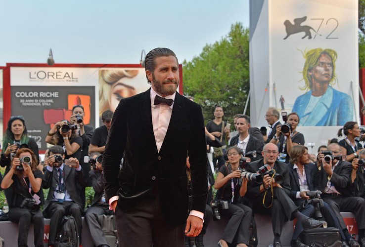 Jake Gyllenhaal na premierze 'Everestu' w Wenecji