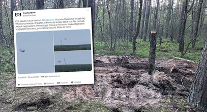 Dronem nagrał tajemniczy obiekt. Leciał nad miastem na zachód. To się rozbiło w lesie pod Bydgoszczą?