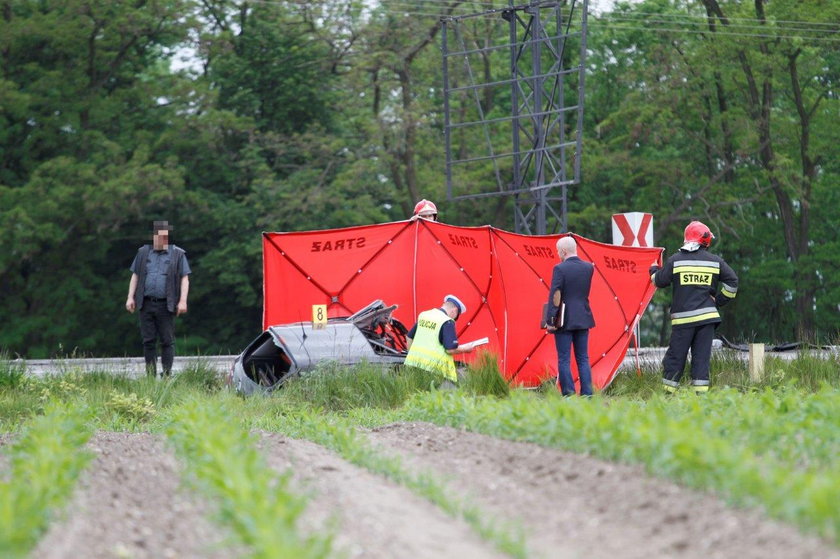 Tragiczny wypadek na drodze krajowej nr 45 w Folwarku pod Opolem