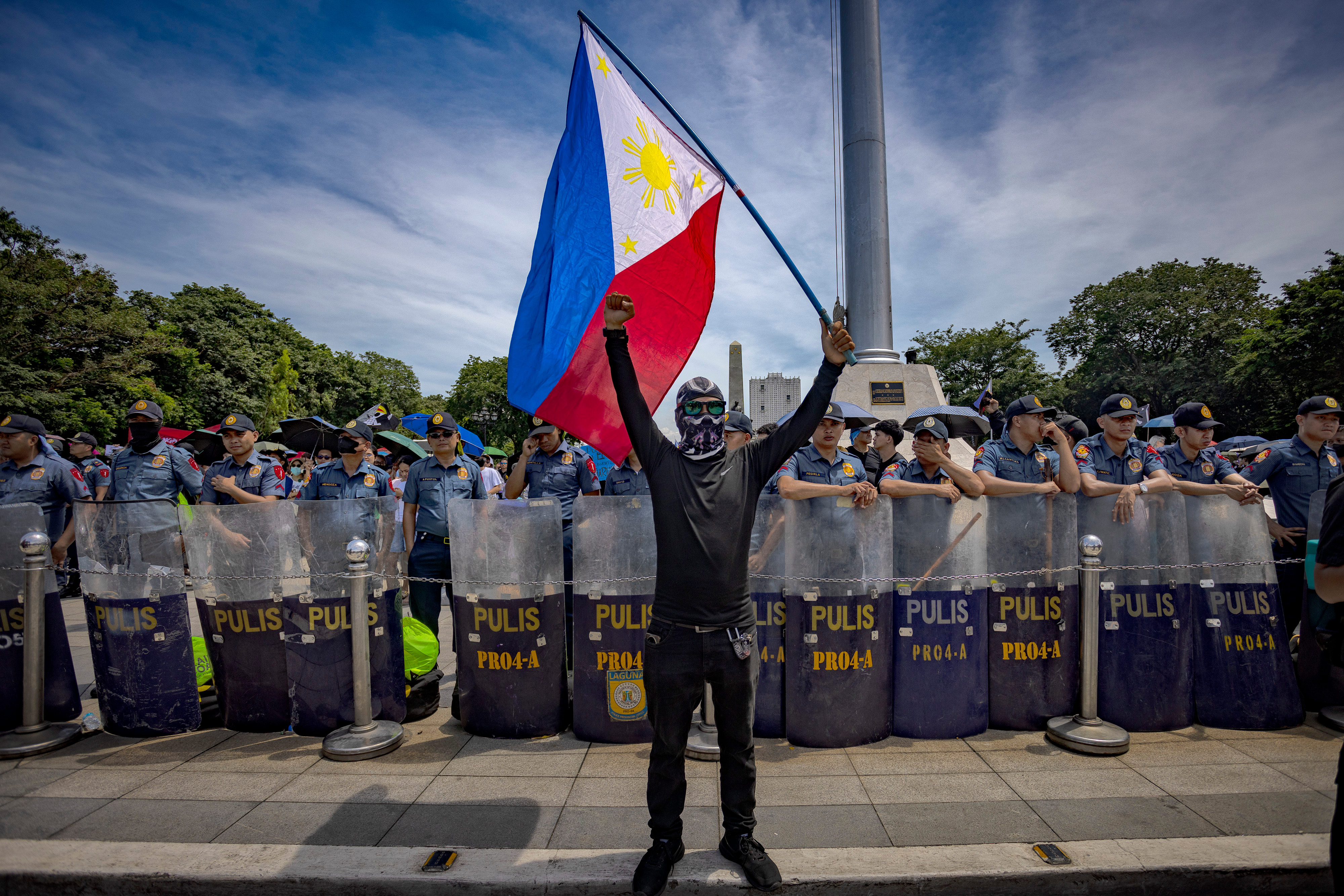 216 detenciones: Protestas anticorrupción en Filipinas
