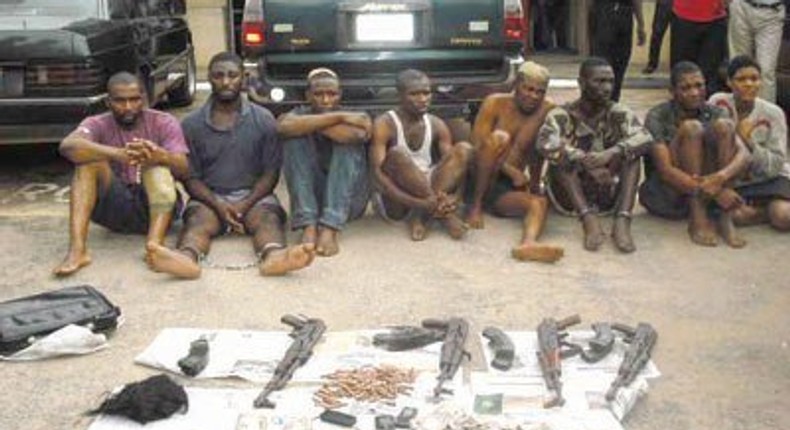 Young suspected paraded by police in Lagos