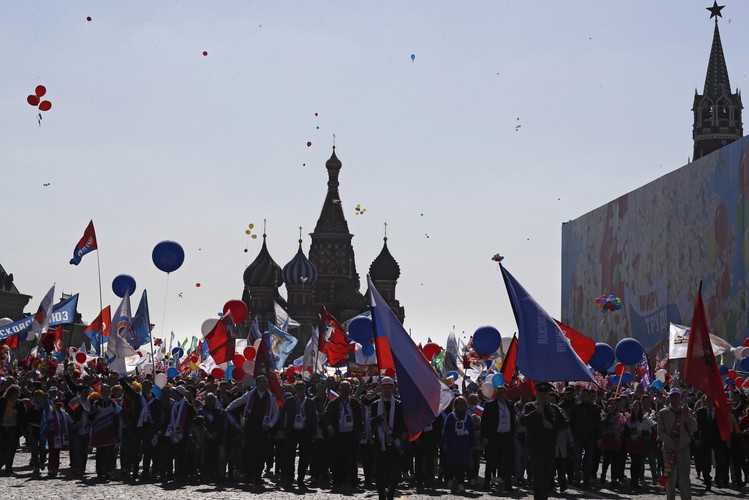1 maja w Rosji