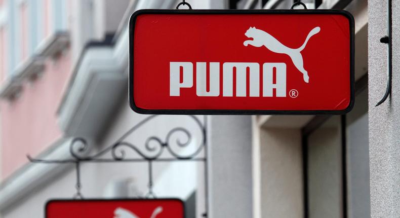 Puma touted rising demand for its Palermo and Suede XL shoes.Grigory Dukor/Reuters