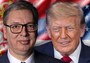 Aleksandar Vučić i Donald Tramp