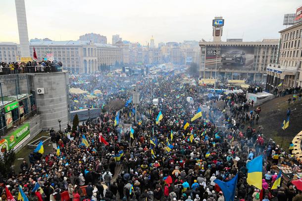 Kijów, 15.12.2013, fot. Agata Grzybowska 
