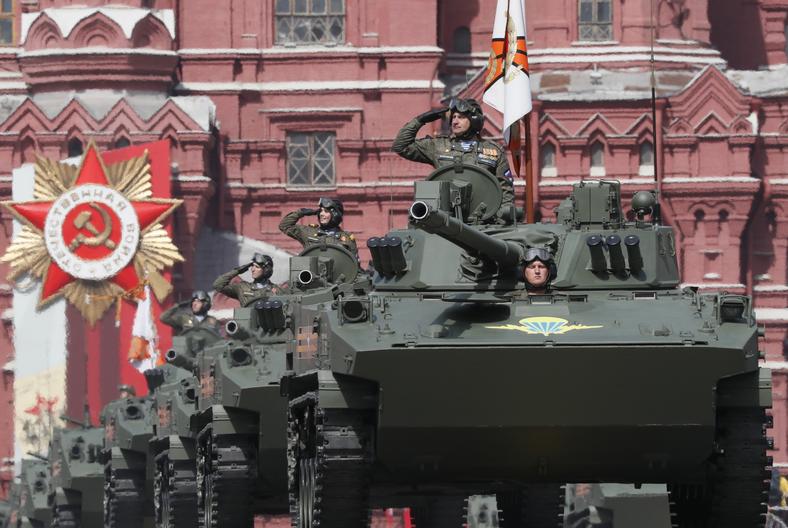 Parada wojskowa w Moskwie z okazji Dnia Zwycięstwa 