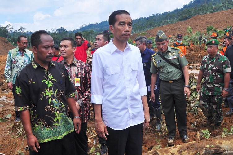 Lawina błotna w dystrykcie Banjarnegara na wyspie Jawa