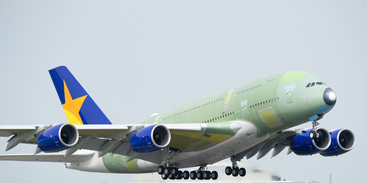 Skymark's Airbus A380.