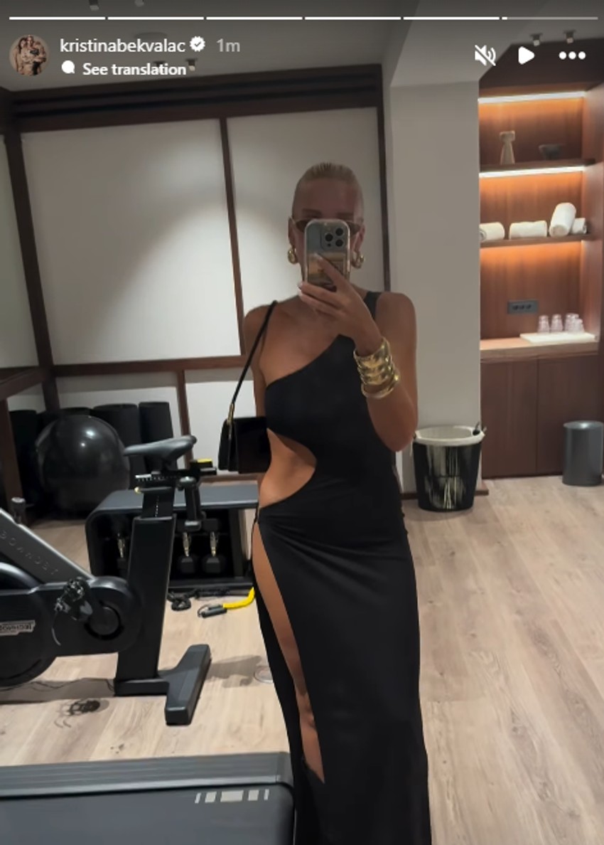 Kristina Bekvalac u vreloj haljini