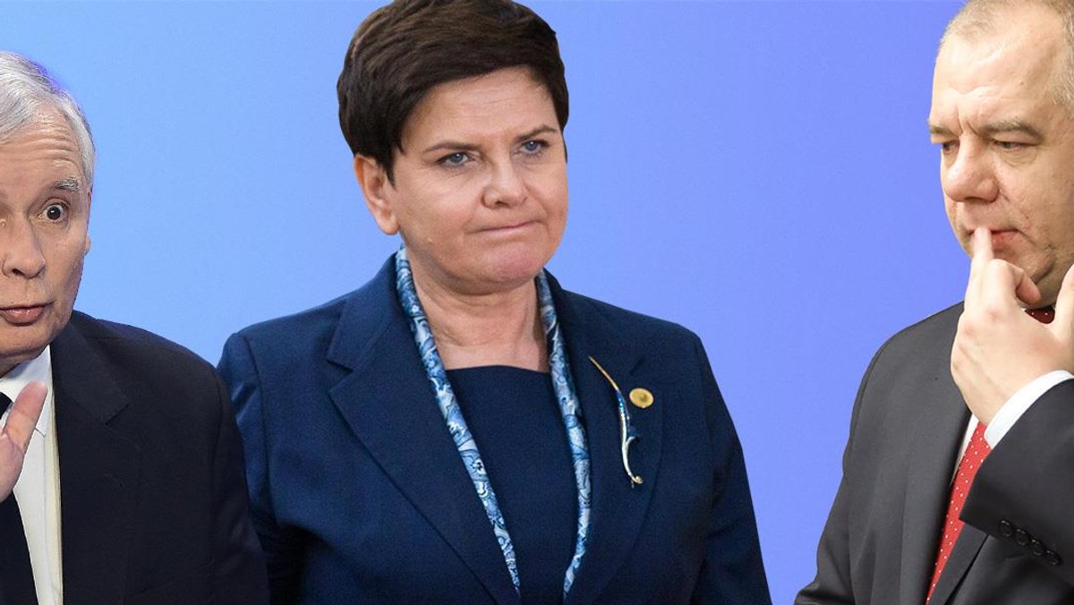 Jarosław Kaczyński, Beata Szydło, Jacek Sasin