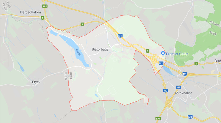 Kisebb földrengés volt Biatorbágy közelében /Fotó: Google Maps