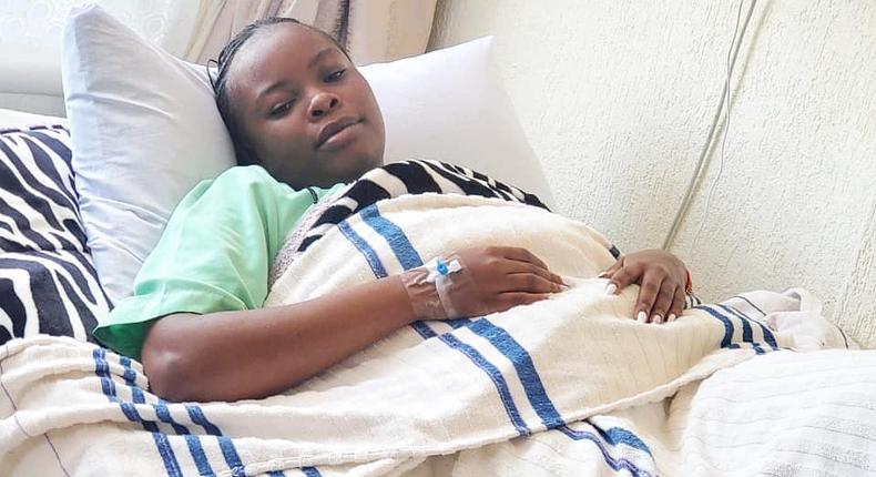 Bahati’s baby mama Yvette Obura hospitalized, Diana gives update 