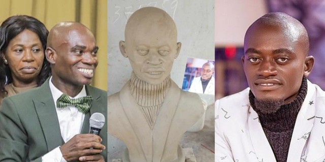 Lil Win rejects honorary statue; says it rather looks Dr UN (PHOTOS)