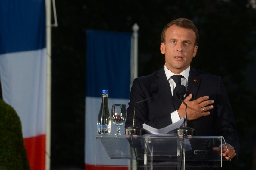 Emanuel Makron na Kalemegdanu