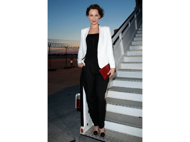 Maja Hirsch na pokazie kolekcji jesień/zima 2011 marki Simple Creative Products.