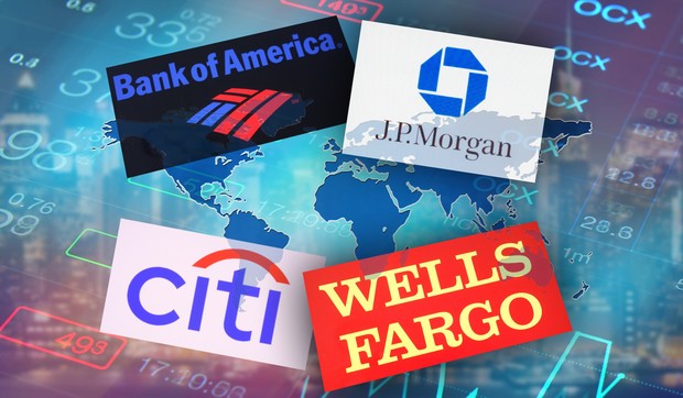 JP Morgan, Bank of America, Citigroup i Wells Fargo