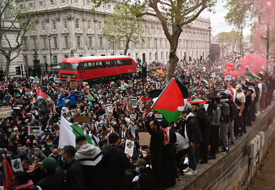 Protest u Londonu zbog konflikta na Bliskom istoku